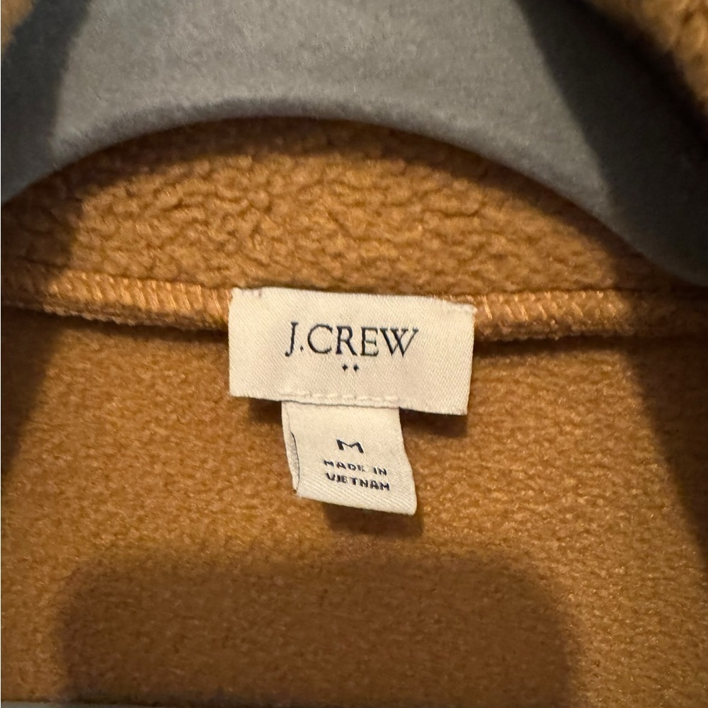 J. Crew Tan and Black Teddy Pullover - Picture 2 of 3